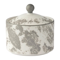 Royal Crown Derby Crushed Velvet Grey Charnwood Sugar Pot (6 Pack)