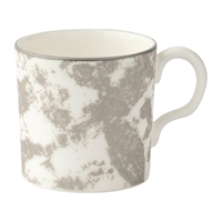 Royal Crown Derby Crushed Velvet Grey Cups 3oz (6 Pack)