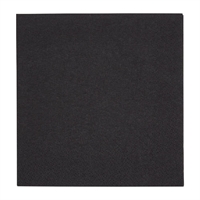 Serviettes cocktail 2 plis pliage 1/4 Fiesta Recyclable 240mm noires (lot de 4000)