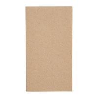 Serviettes snacking recyclées 2 plis pliage 1/8 Fiesta Recyclable 330mm kraft (lot de 2000)
