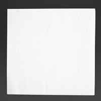 Fiesta Recyclable Dinner Napkin White 40x40cm 2ply 1/4 Fold (2000 Pack)
