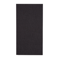 Serviettes dîner 2 plis format 1/8 Fiesta Recyclable 400mm noires (lot de 2000)