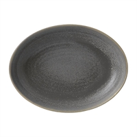 Dudson Evo Granite Deep Oval Bowls Grey 267x196mm (6 Pack)