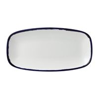 Dudson Harvest Chefs' Oblong Plates Ink 298x153mm (12 Pack)