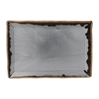 Dudson Harvest Rectangular Trays Grey 345x233mm (6 Pack)