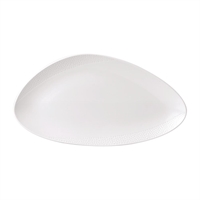 Isla White Chefs' Triangle Plates 13 3/4 x 7 3/8 " (6 Pack)