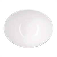 Churchill Melamine Tilted Buffet Bowls White 250x195mm (4 Pack)