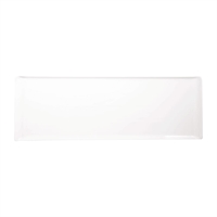 Churchill Melamine Rectangular Trays White 580x200mm (4 Pack)