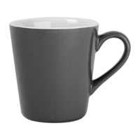 Olympia Cafe Flat White Cups Charcoal 170ml (12 Pack)