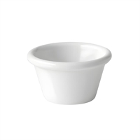 Utopia Melamine Ramekins White 40ml (12 Pack)