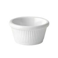 Utopia Fluted Ramekins White 60ml (12 Pack)