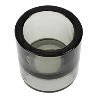 Utopia Black Double Ended Tealight Holders 70mm (12 Pack)