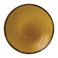 Dudson Harvest Deep Coupe Plates Mustard 281mm (12 Pack)