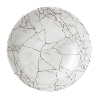 Studio Prints Kintsugi Agate Grey Coupe Plates 217mm (12 Pack)