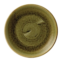 Stonecast Plume Olive Coupe Plates 11 1/4 " (12 Pack)