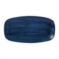 Stonecast Plume Ultramarine Chefs' Oblong Plates No. 4 13 7/8 x 7 3/8 " (6 Pack)