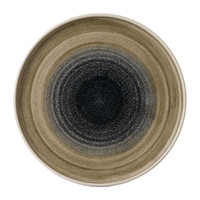 Churchill Stonecast Aqueous Bayou Walled Plates 260mm (6 Pack)