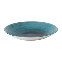 Churchill Stonecast Aqueous Lagoon Deep Coupe Plates 225mm (12 Pack)