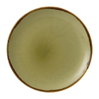 Dudson Harvest Round Coupe Plates Green 260mm (12 Pack)