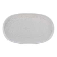 Moda Porcelain Willow Oval Coupe Plates 405 x 240mm (3 Pack)