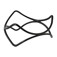 Ryner Spiral Riser Display Stand Black 100mm