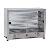 Roband Pie Master Pie Warmer PM100L Glass Doors With Internal Light 100 Pies