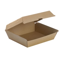 BioPak BioBoard Kraft Takeaway Dinner Boxes (150 Pack)