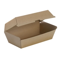 BioPak BioBoard Kraft Takeaway Snack Boxes Regular (200 Pack)