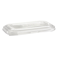 BioPak rPET Lids for BioPak BioCane 750 & 1000ml Trays Clear (Pack of 500)