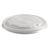 BioPak PLA Lids for BioPak BioBowl 430-950ml White (500 Pack)