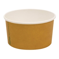 BioPak BioCup Ice Cream Cups 90ml 3oz (1000 Pack)