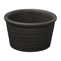 Zuma Charcoal Ribbed Ramekins 85mm (6 Pack)