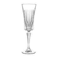 RCR Cristalleria Timeless Glass Champagne Flutes - 210ml (12 Pack)