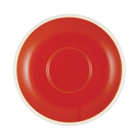 Brew Espresso Saucers Chilli Red/White 110mm (6 Pack)
