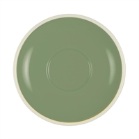 Brew Espresso Saucers Sage/White 110mm (6 Pack)