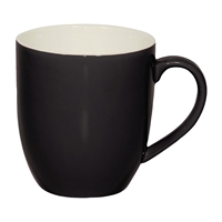 Brew Coffee Mugs Onyx/White 380ml (6 Pack)