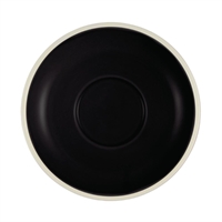 Brew Long Black/Flat White Saucers Onyx/White 140mm (6 Pack)