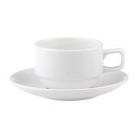 Royal Porcelain Chelsea Stackable Coffee Cups 200ml (48 Pack)