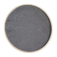 Tablekraft Soho Round Plates Speckle Black 255mm (4 Pack)