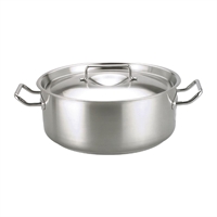 Chef Inox Elite Casserole Pan with Lid 17.2Ltr