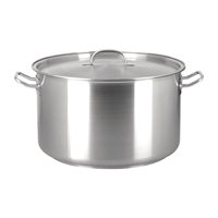 Chef Inox Elite Sauce Pot with Lid 15Ltr