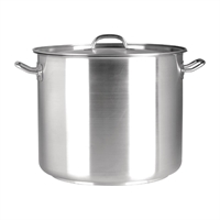 Chef Inox Elite Stock Pot with Lid 10.75Ltr - B2B
