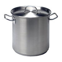 Chef Inox Elite Stock Pot with Lid 98Ltr