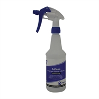 Peerless Jal 1-7 Series S-Clean Surface Sanitiser & Cleaner - 500ml Bottle and Trigger