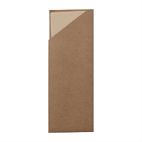 EcoSafe Cutlery Pouches with 2-Ply Bamboo Napkin Kraft (500 Pack)