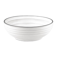 Tablekraft Linea Round Deep Bowls White 160mm (6 Pack)