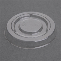 Fiesta Recyclable PET Bagasse Cup Lids Clear (1000 Pack)
