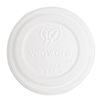 Couvercles en CPLA pour gobelets chauds Vegware série 62 (lot de 2000)