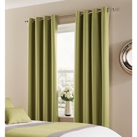 Mitre Comfort Tundra Eyelet Curtains Pistachio