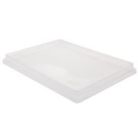 Creative PET Round Salad Bowls Lids Clear 186mm (50 Pack)